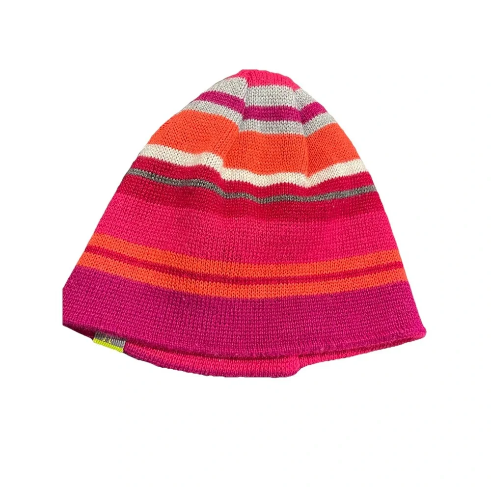 Smartwool Kid Bootie Toddler Baby Hat pink Punch EUC MSRP‎ $26.00